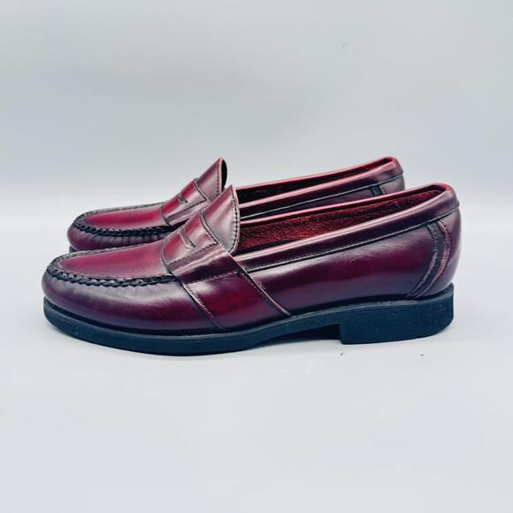 Rockport Shoes Men 9.5 Burgundy Leather Comfort Penny Loafers Casual Comfort main image 4